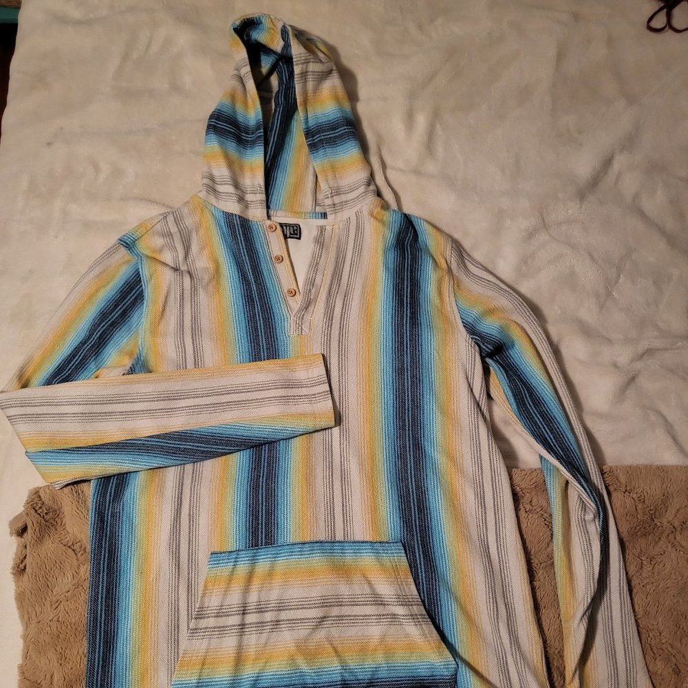 Alton - Baja Stripe Pullover - Large